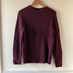 Ben Sherman burgundy sweater, M